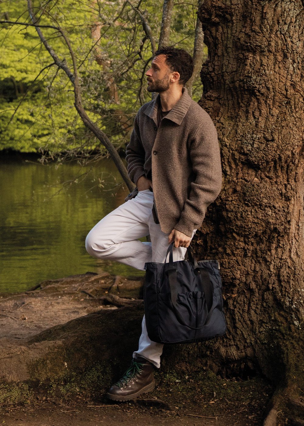 【希少】bleu de chauffe Nobu shopping bag Nobu shopping bag WAXY - Blue